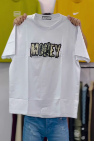 Unisex Cotton Graphic T-Shirt, Money Print Design