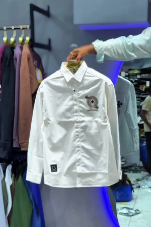 Men Cron Slim Fit Opaque Cotton Shirt