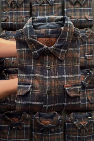 Comfort Checked Spread Collar Casual Shirt