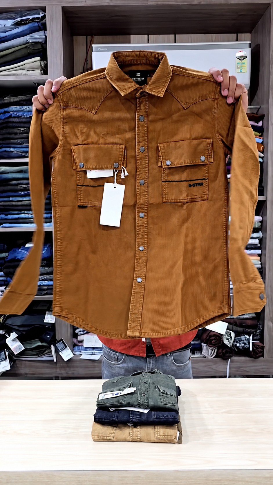 Smart Street Style Fashion Wear Men’s Classic Denim Shirt