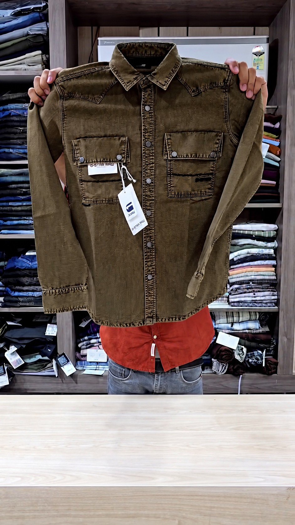 Smart Street Style Fashion Wear Men’s Classic Denim Shirt - Image 5
