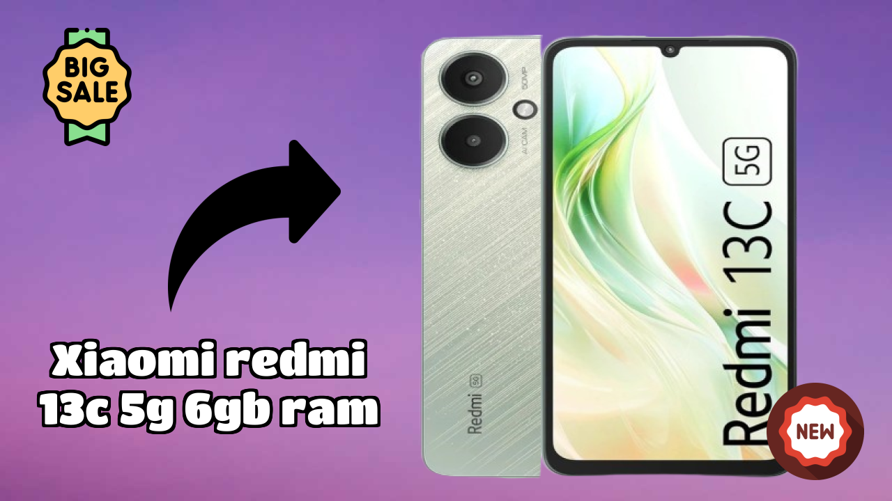 Xiaomi Redmi 13C 5G 6GB RAM at ₹12,499 - Complete Specifications